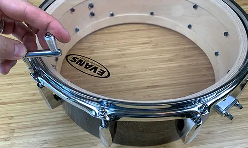 Tuning the drum for the first time